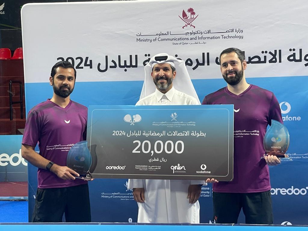 QNBN participated in the ICT Ramadan Padel Tournament